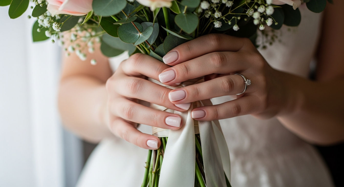 Манікюр для нареченої, який доповнює образ і виглядає бездоганно