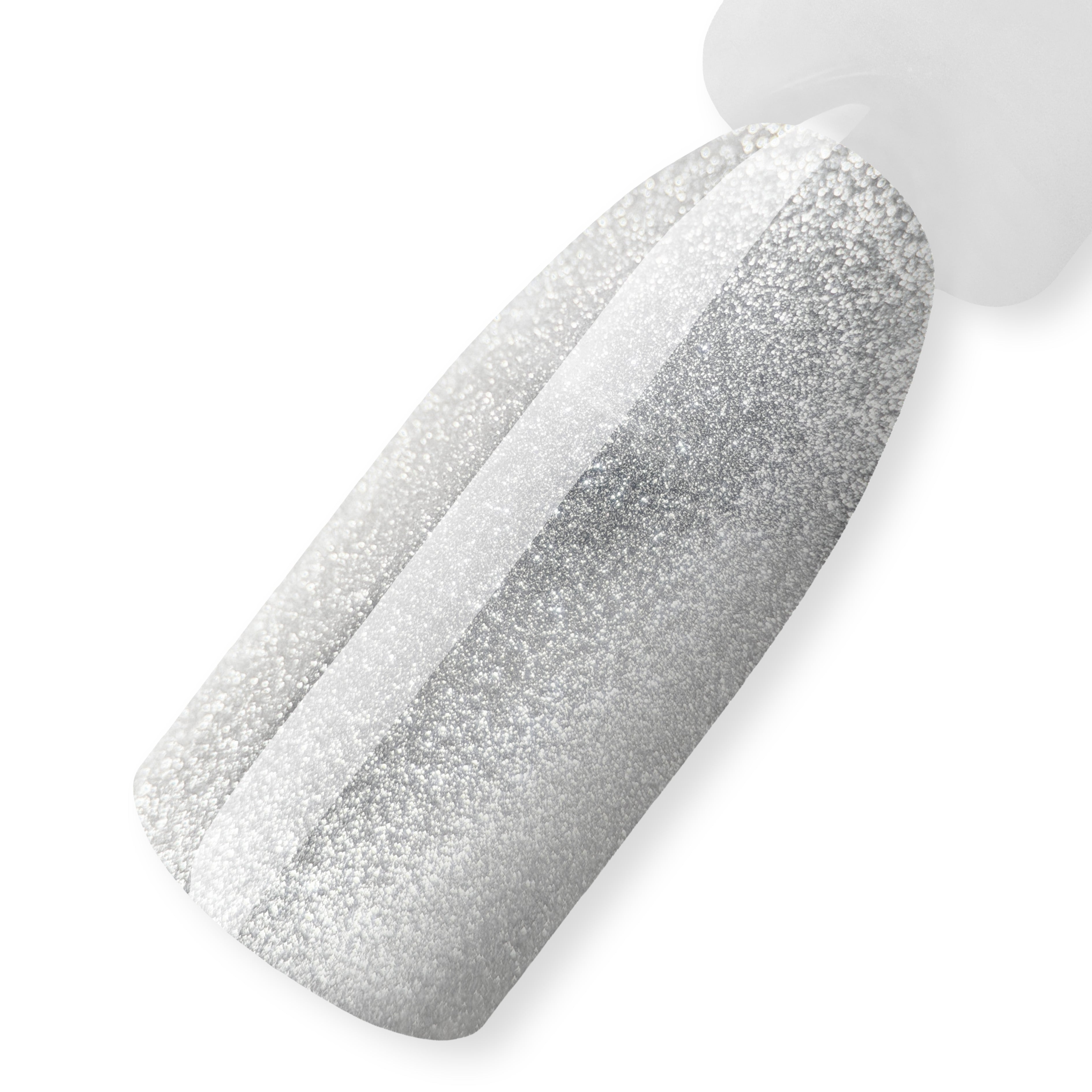 Гель-лак Cat Eye Clear Ice, 10 мл - свотч на типсі, колекція WATER CAT EYE ReformA