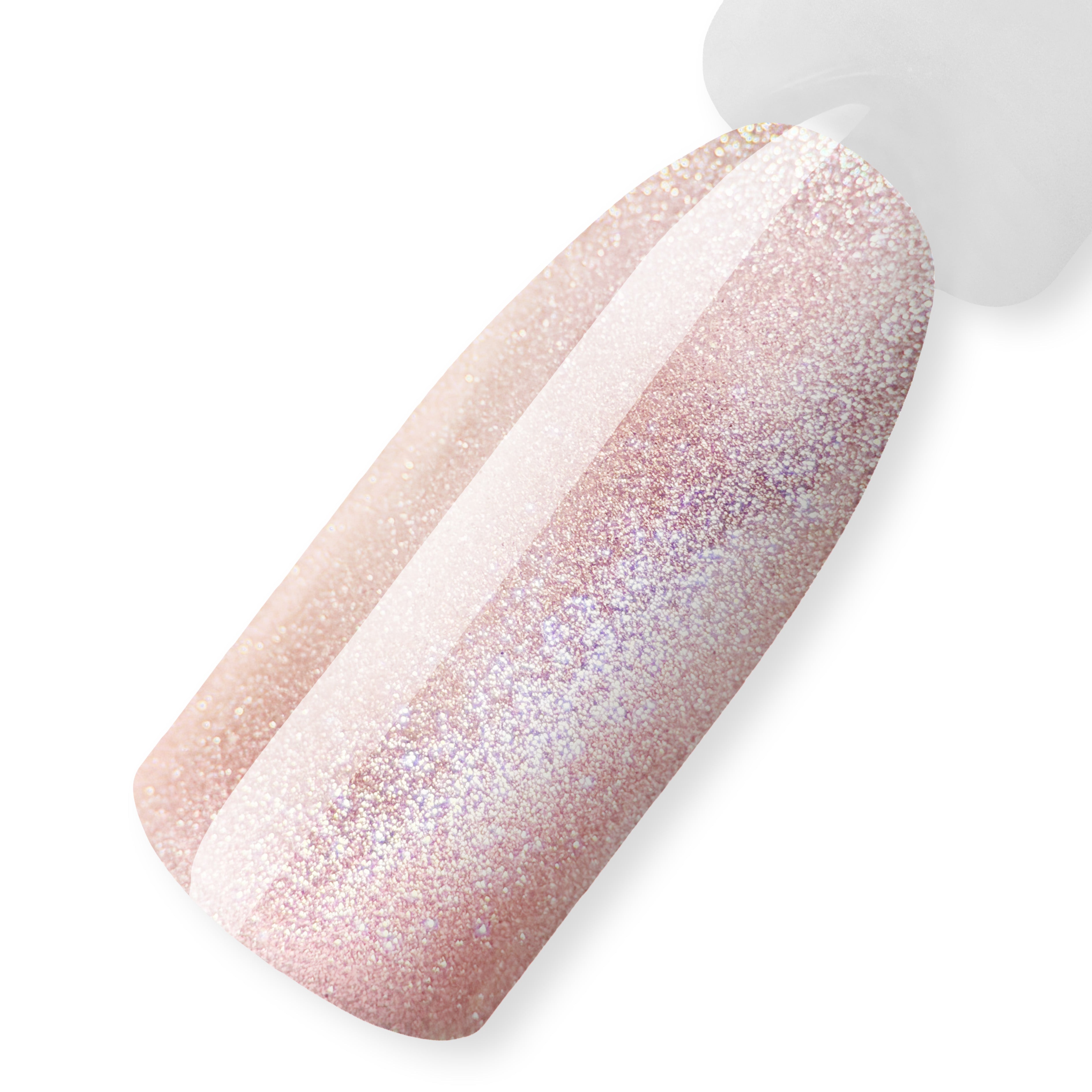 Гель-лак Cat Eye Love Pink, 10 мл - свотч на типсі, колекція WATER CAT EYE ReformA