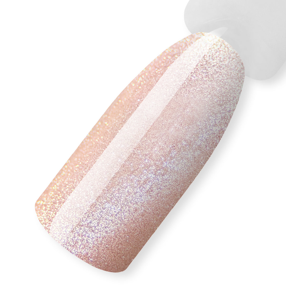 Гель-лак Cat Eye Pure Pink, 10 мл - свотч на типсі, колекція WATER CAT EYE ReformA